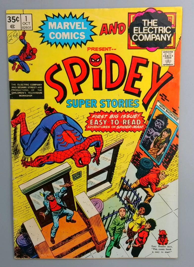 Spidey Super Stories #1 VG+ John Romita Cover Marvel 1974