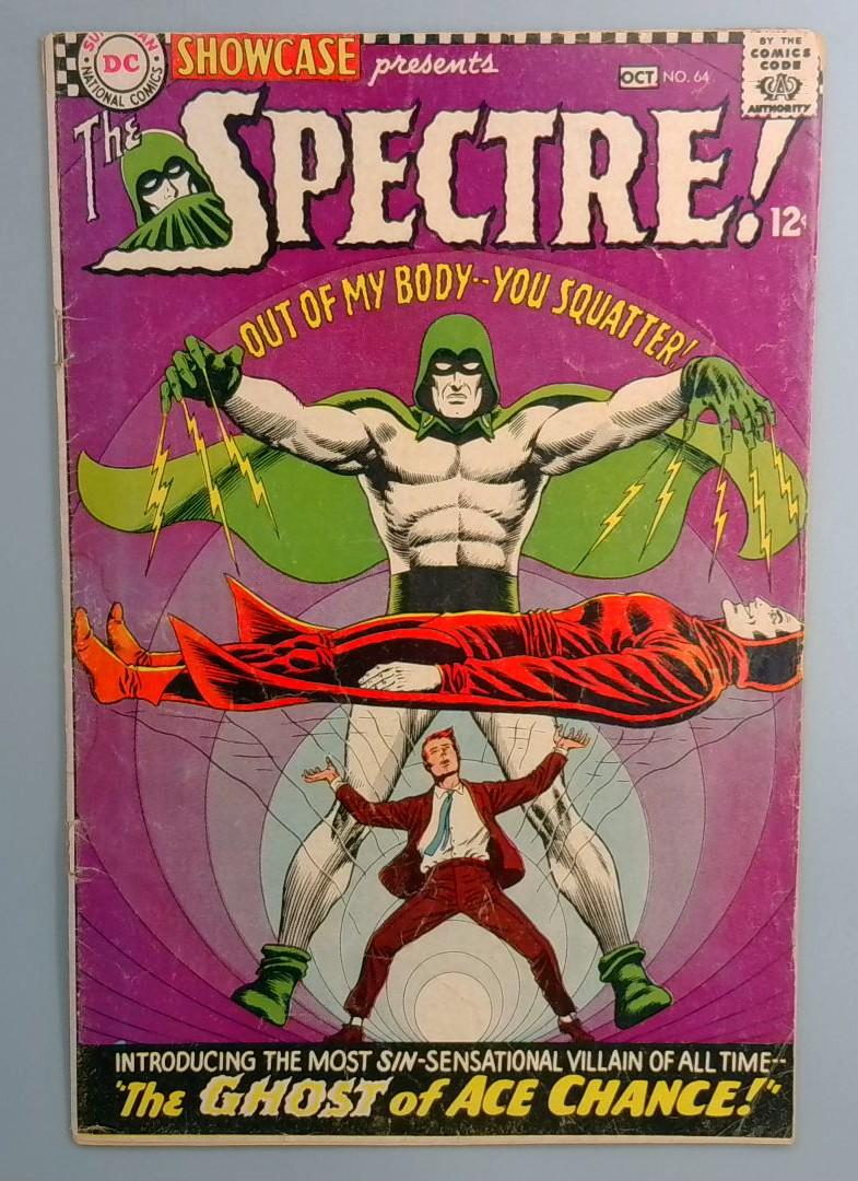 Showcase #64 the Spectre, Bottom Staple Detached DC 1966