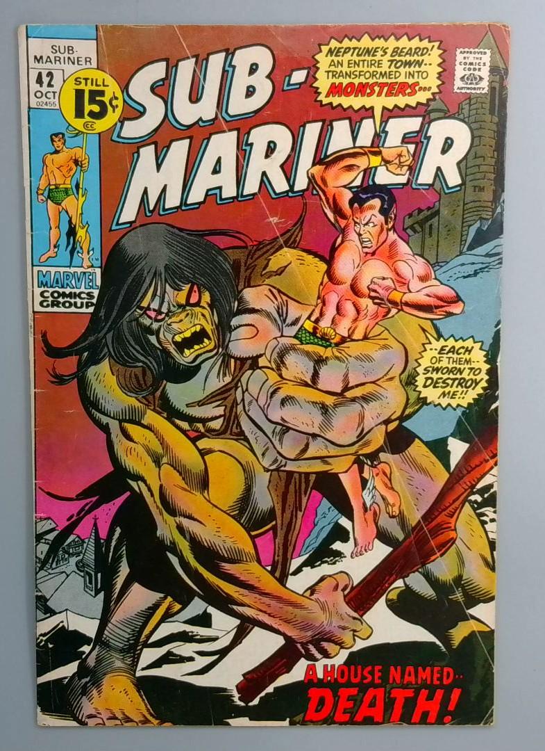 Sub-Mariner #42 Marvel 1971