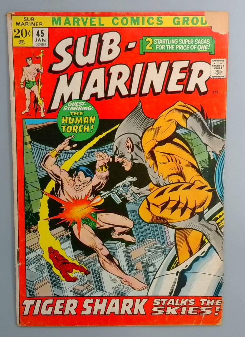 Sub-Mariner #45 Marvel Comics 1972