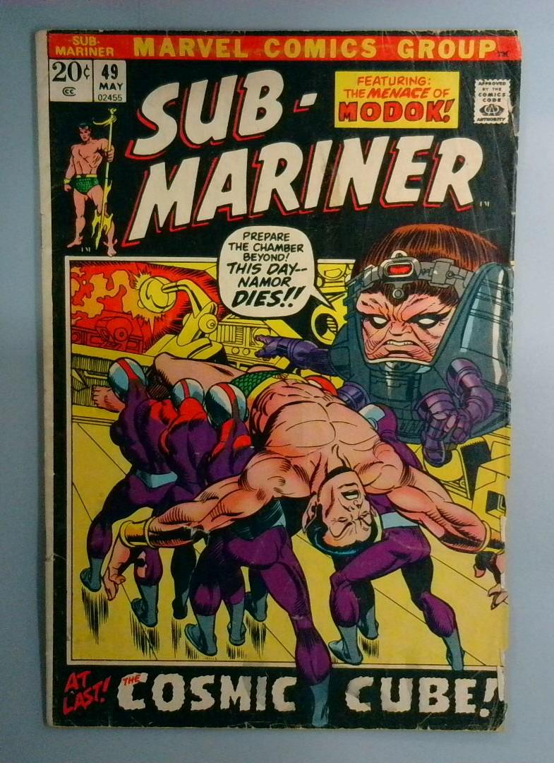 Sub-Mariner #49 VG- M.o.d.o.k. Appearance Marvel 1972