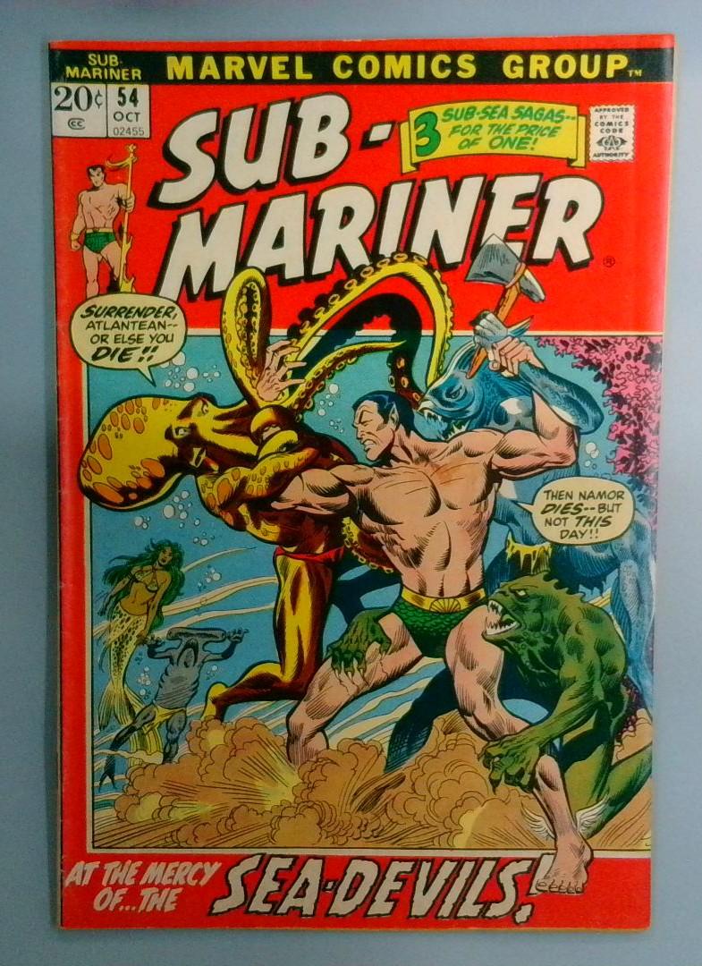 Sub-Mariner #54 Marvel 1972