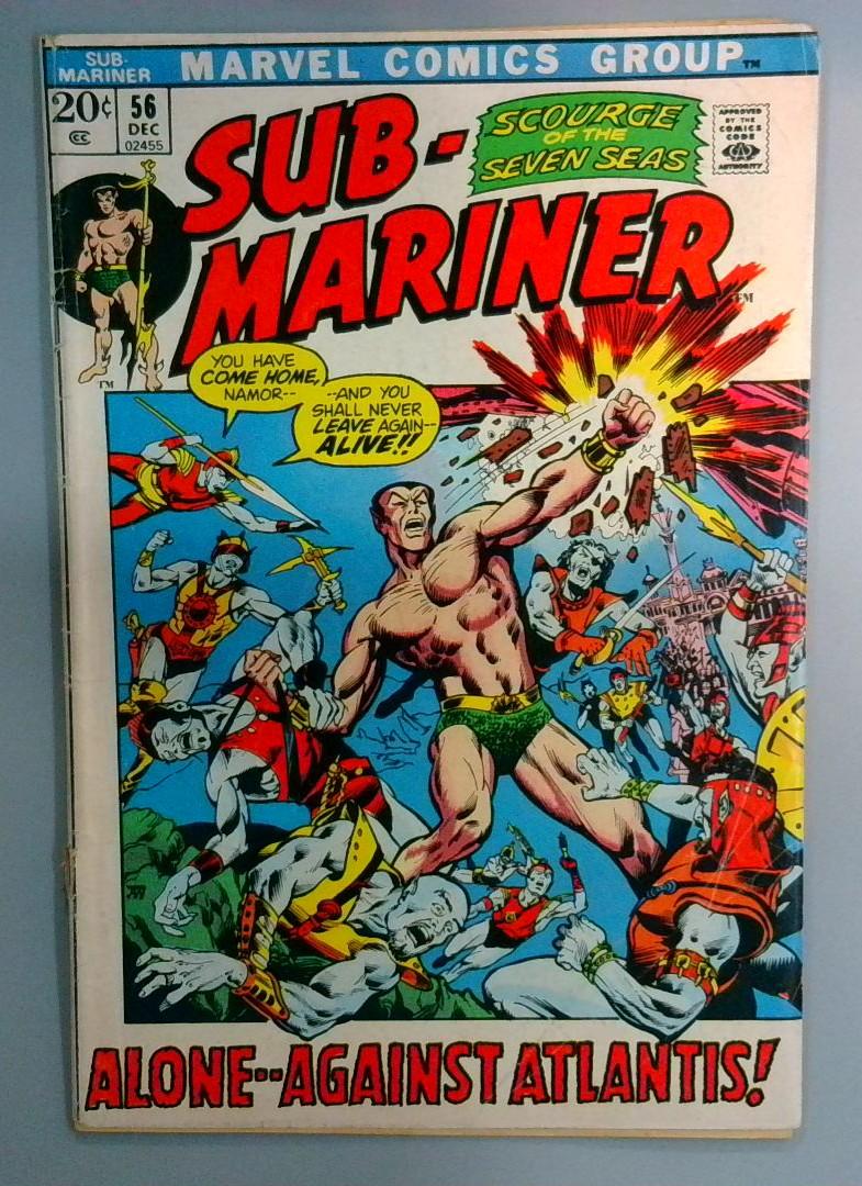 Sub-Mariner #56 Marvel 1972