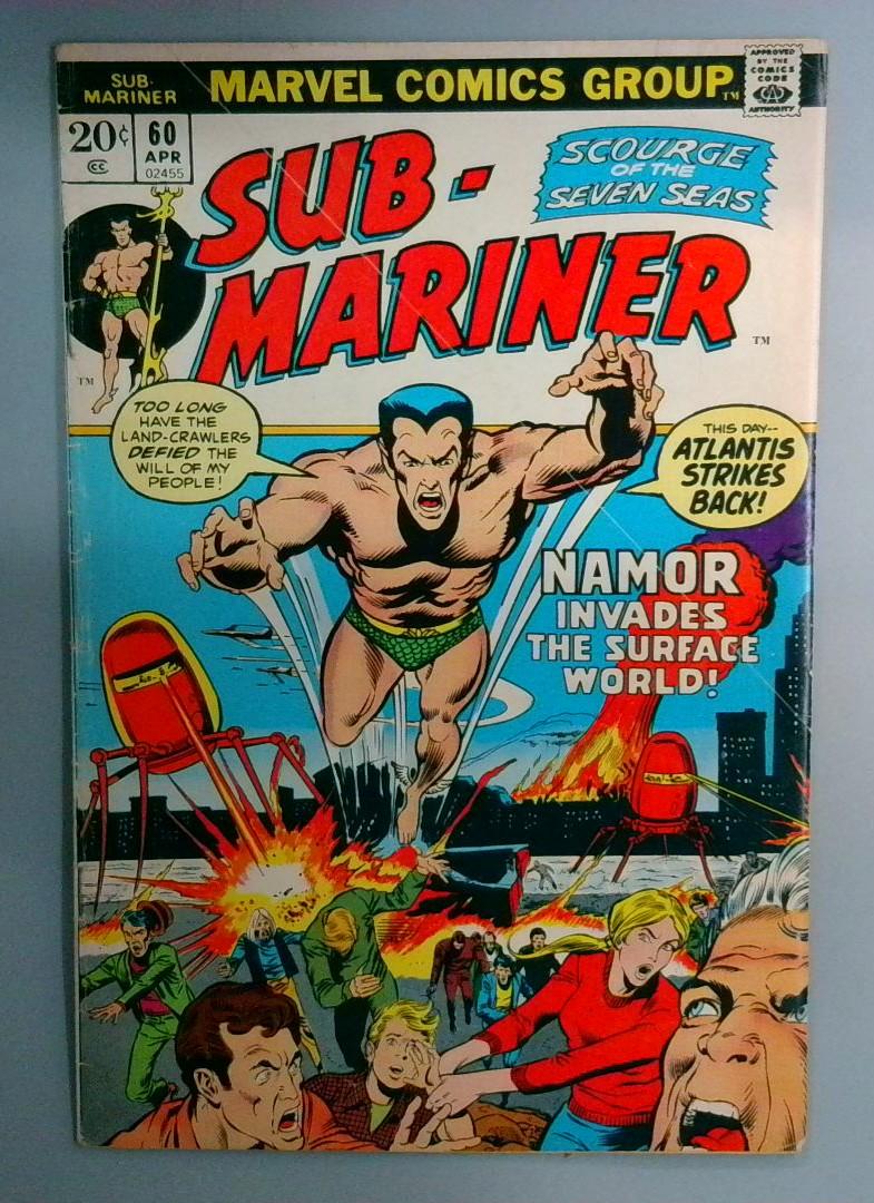 Sub-Mariner #60 Marvel 1973