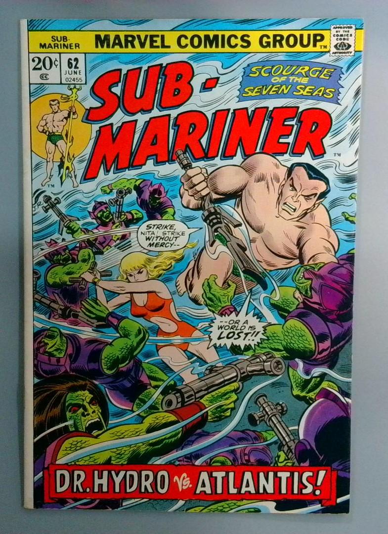 Sub-Mariner #62 Marvel 1973
