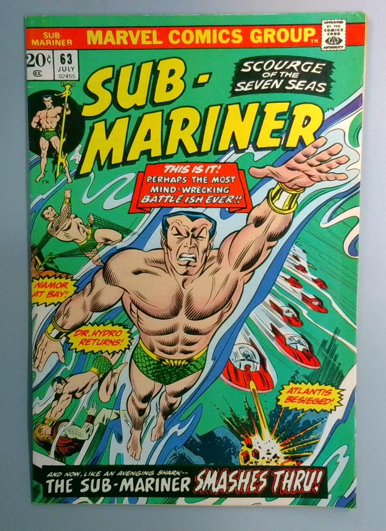 Sub-Mariner #63 Marvel 1973