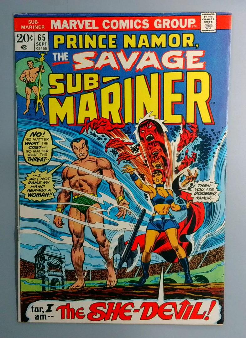 Sub-Mariner #65 Virago Appearance Marvel 1973