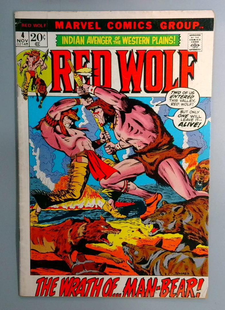 Red Wolf #4 Marvel Comics November 1972