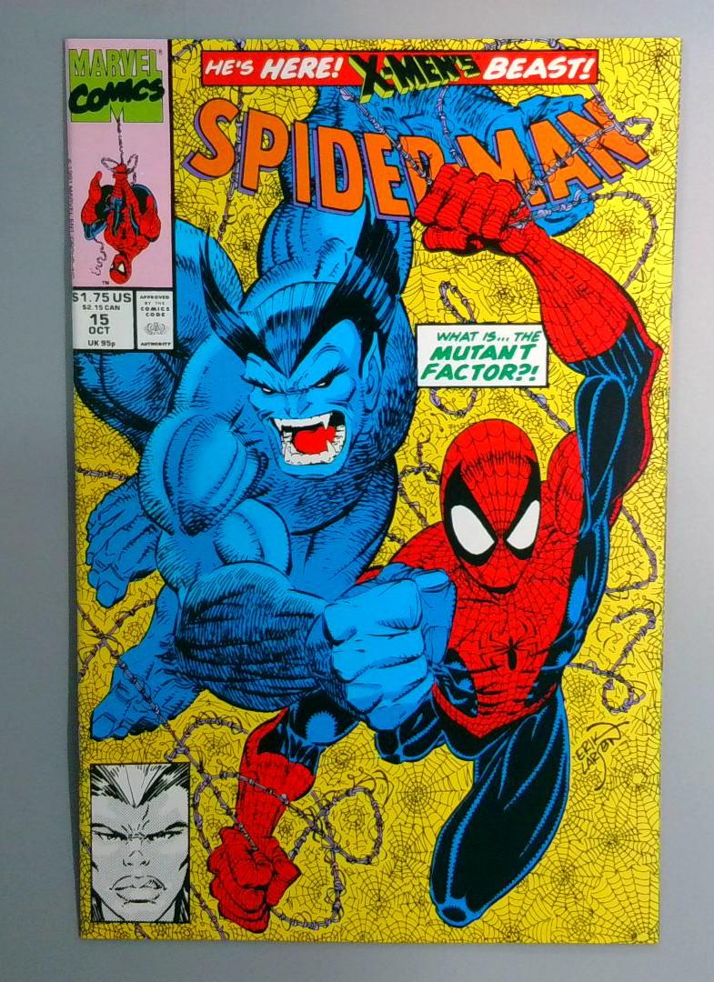 Spider-Man #15 NM Direct Edition Marvel 1991