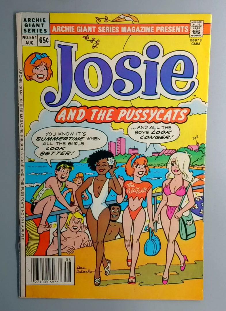 Josie and the Pussycats #551 Bikini Cover, Archie 1985
