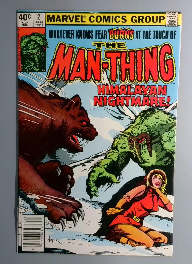 Man-Thing #2 VF/NM Newsstand, Marvel 1980