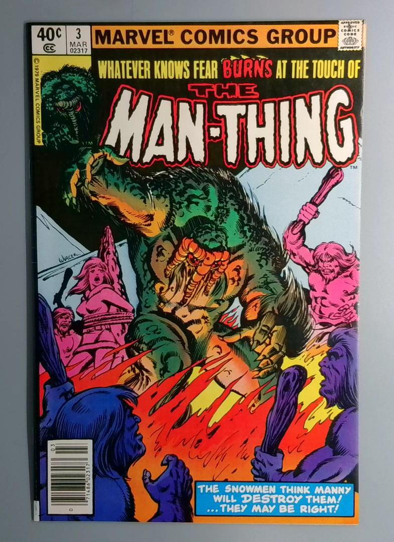 Man-Thing #3 VF/NM, Newsstand Marvel 1974