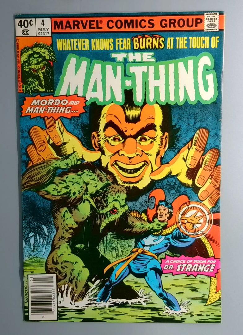 Man-Thing #4 VF/NM Newsstand, Dr. Strange, Marvel 1974