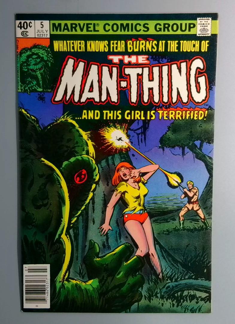 Man-Thing #5 VF/NM, Newsstand, Marvel 1974