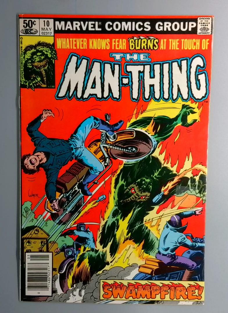 Man-Thing #10 VF+ Newsstand Edition Marvel 1981