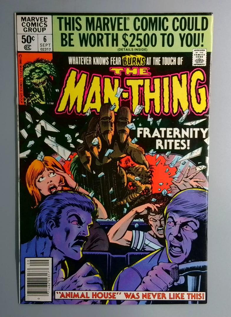 Man-Thing #6 FN+ Newsstand Edition Marvel 1980
