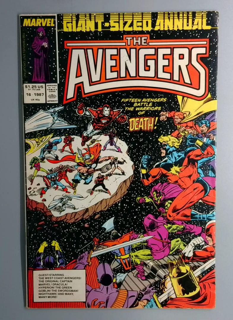 Avengers Annual #16 Direct Edition Marvel 1987