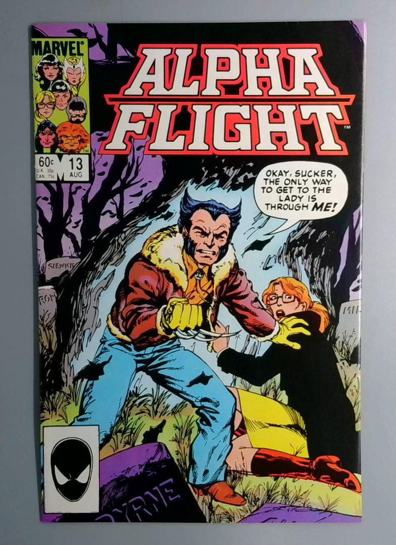 Alpha Flight #13 Wolverine Appearance Marvel 1984