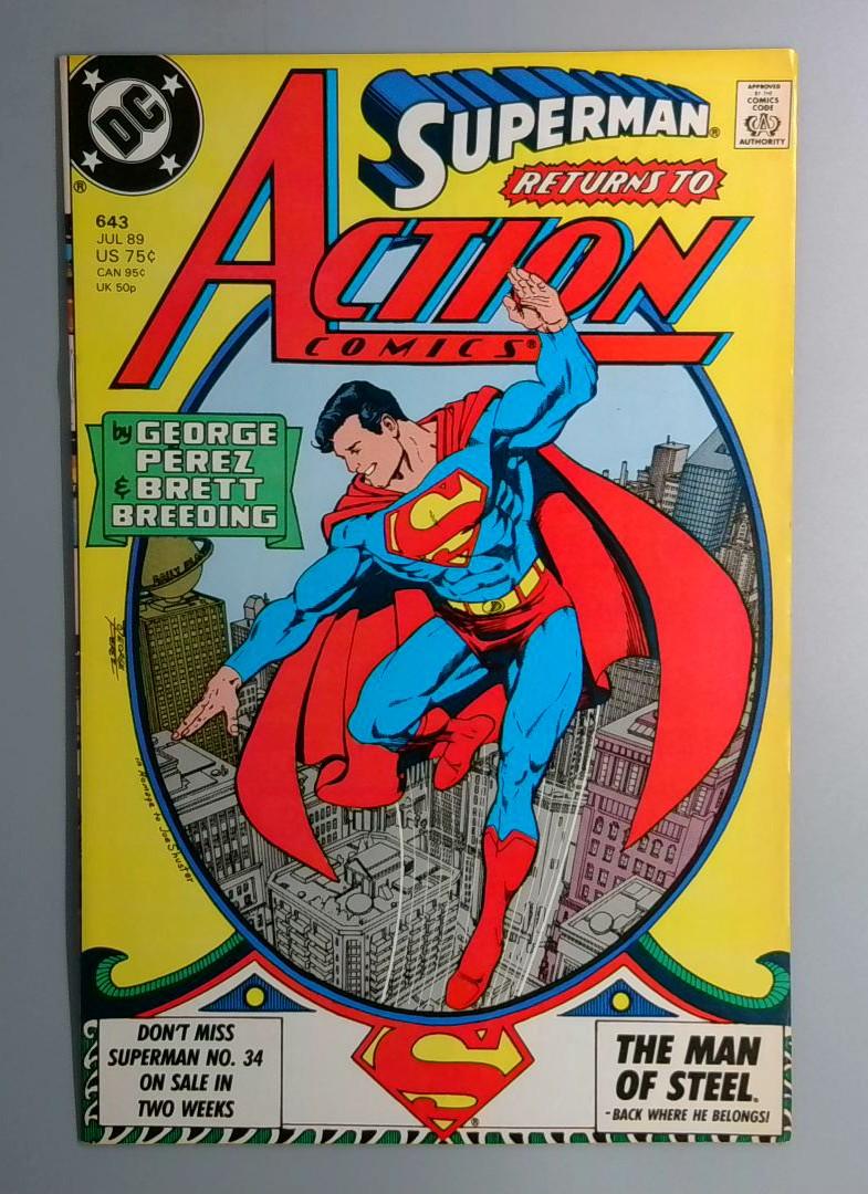 Action Comics #643 Direct Edition DC 1989