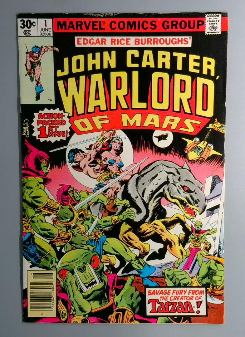 John Carter Warlord of Mars #1 Marvel 1977