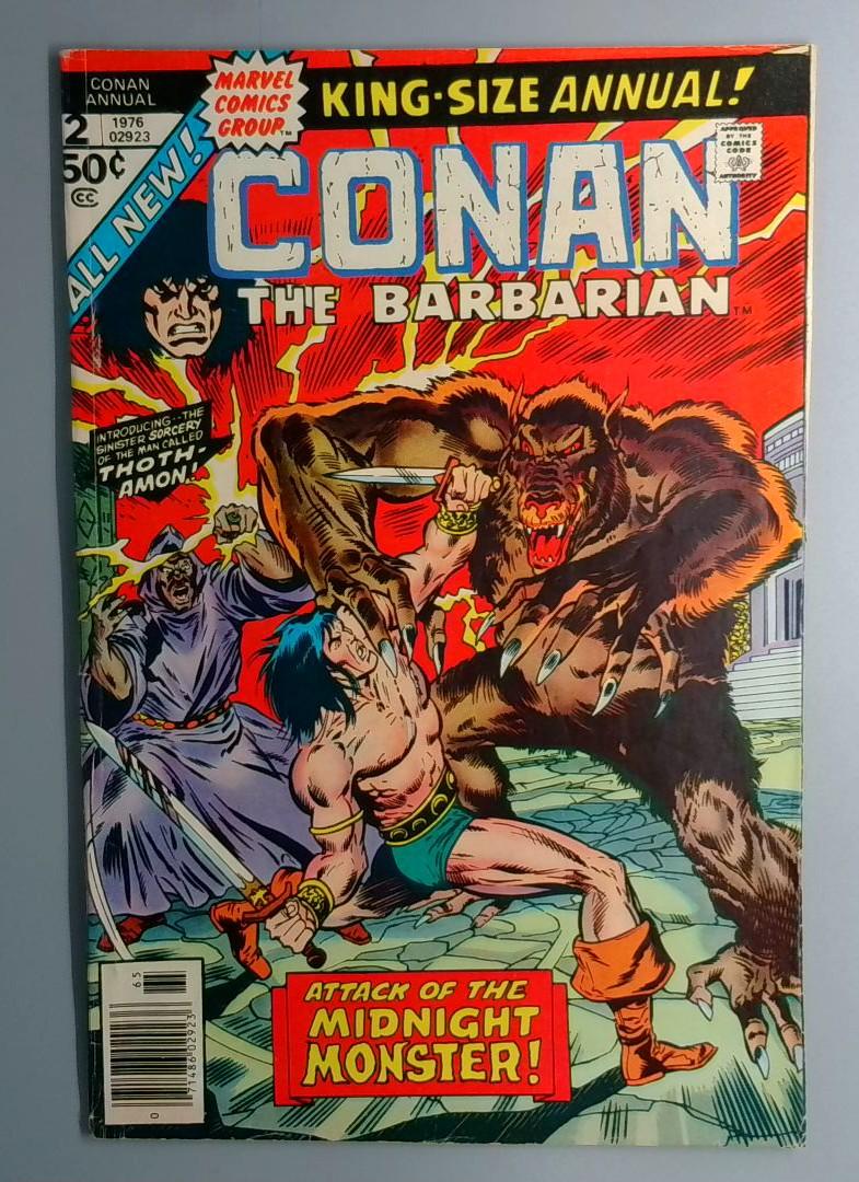 Conan the Barbarian Annual #2 Marvel 1976