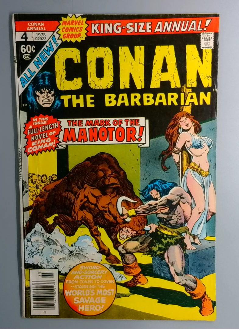 Conan the Barbarian Annual #4 Marvel 1978