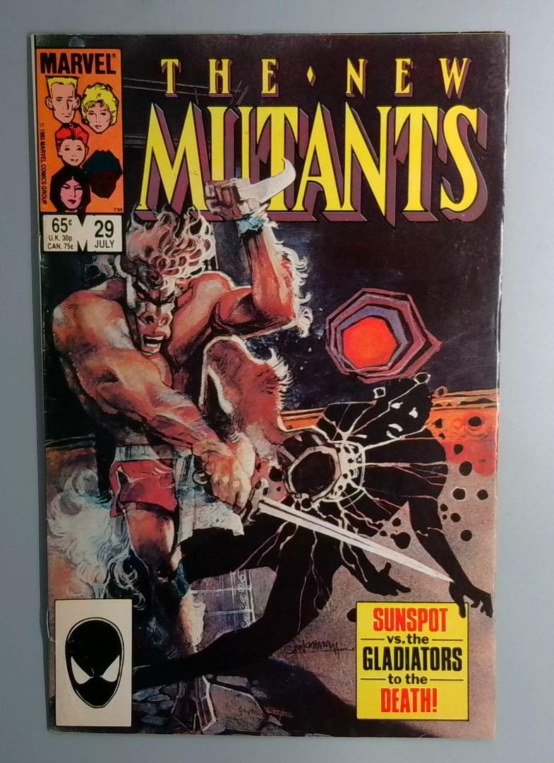 \New Mutants #29 1st Strong Guy Marvel July 1985