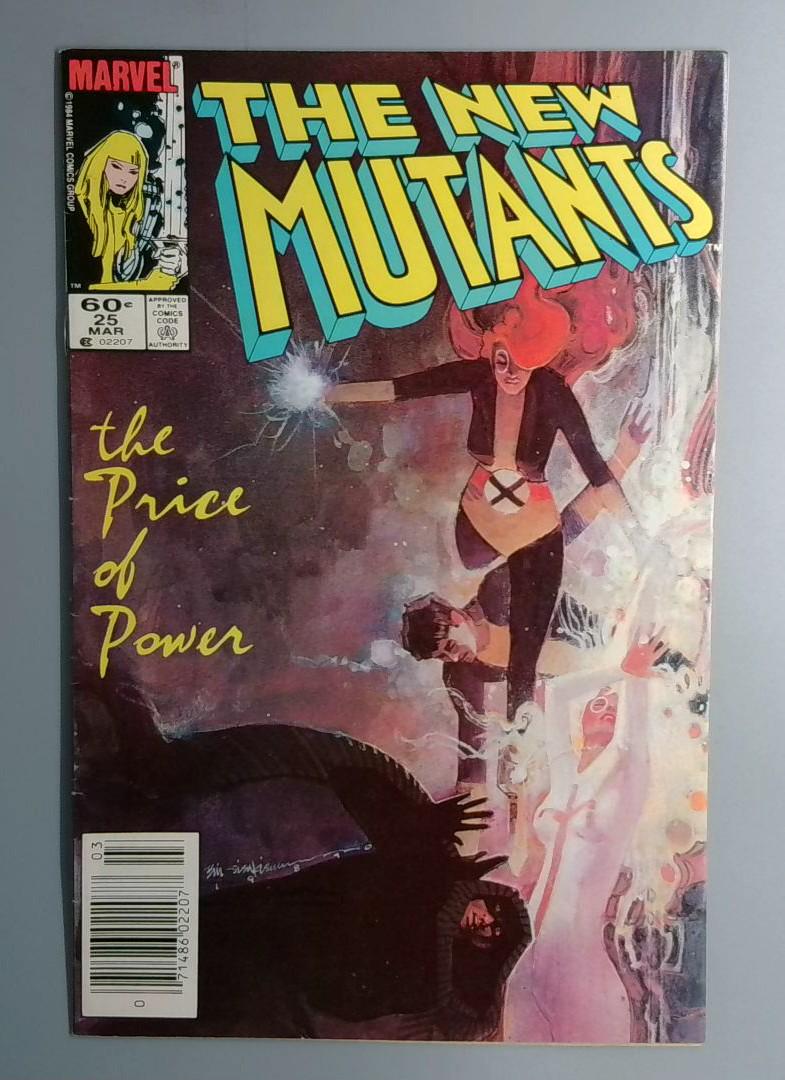 New Mutants #25 Cameo App of David Haller Newsstand Marvel 1985
