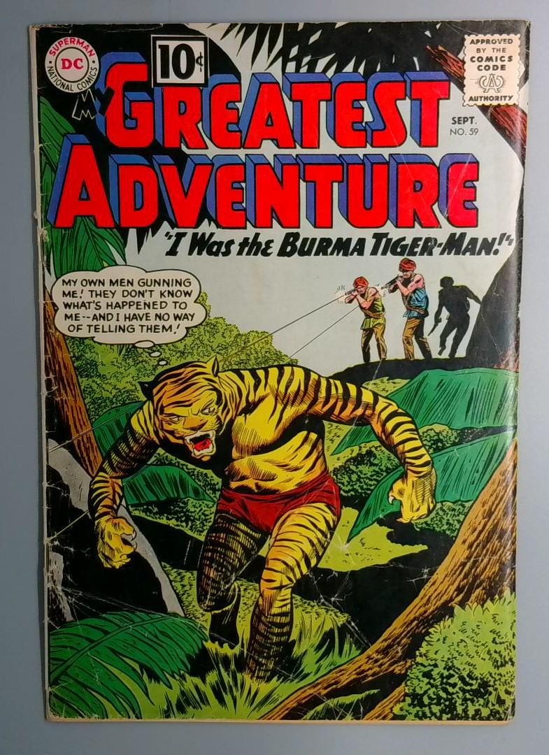 Greatest Adventure #59 DC 1961