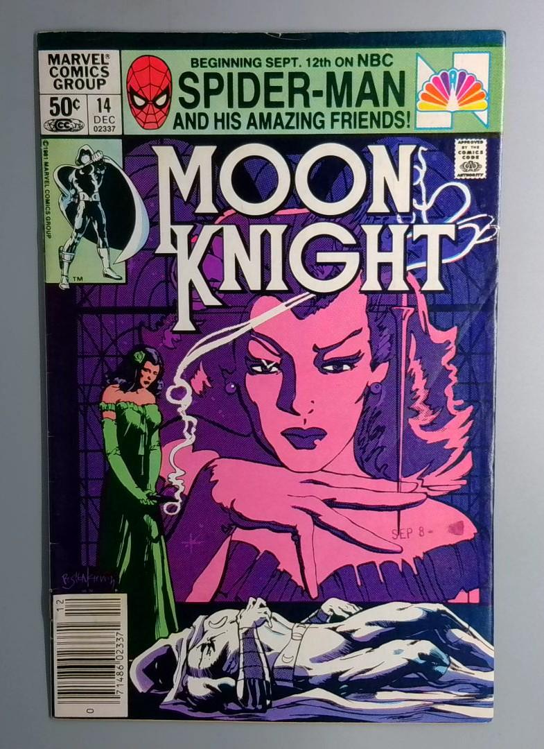Moon Knight #14 1st Stained Glass Scarlet Newsstand Marvel 1981