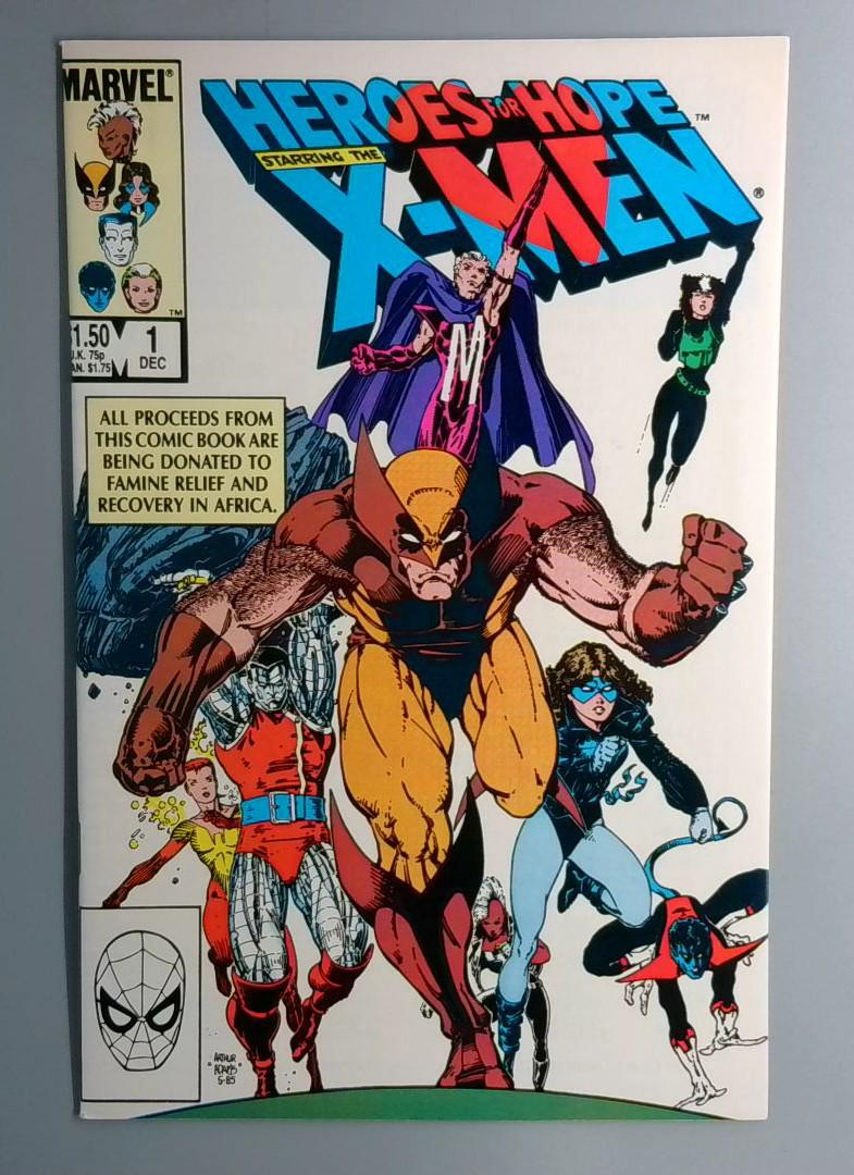 Heroes for Hope Starring the X-Men #1 VF+ Marvel December 1985