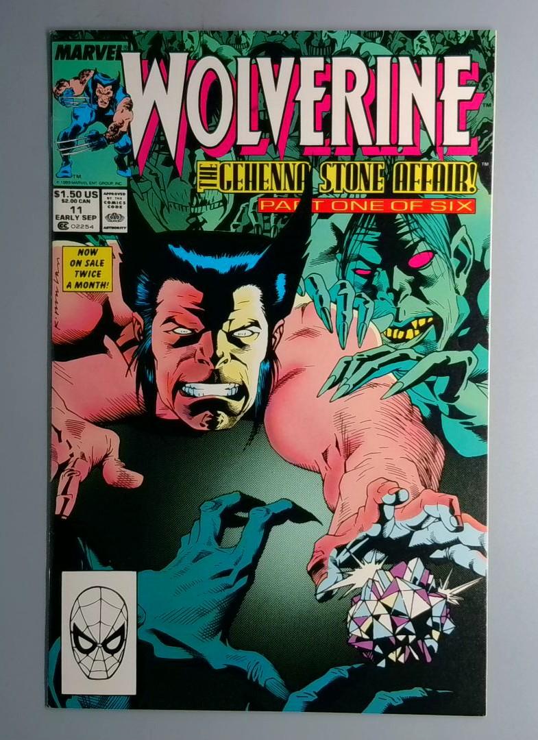 Wolverine #11 VF Marvel 1989