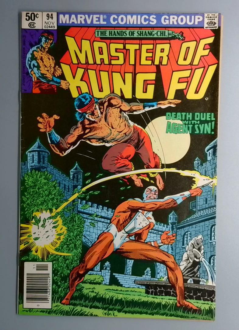 Master of Kung Fu #94 VF, 1st Agent Syn, Newsstand Marvel 1980