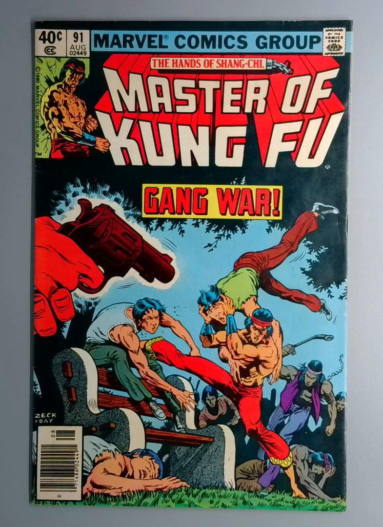 Master of Kung Fu #91 Newsstand Edition Marvel 1980