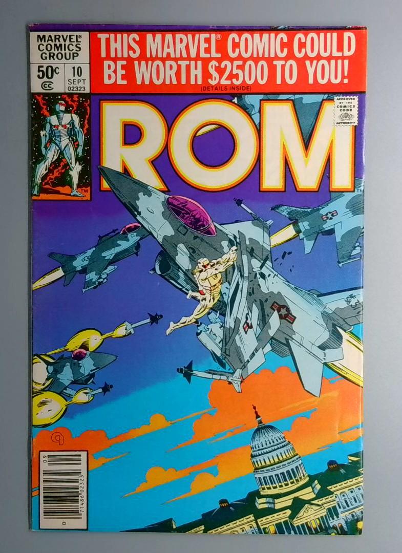Rom #10 Newsstand Edition Marvel 1980