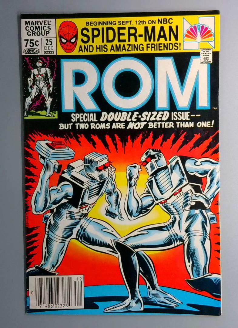 Rom #25b Newsstand Edition Marvel 1981