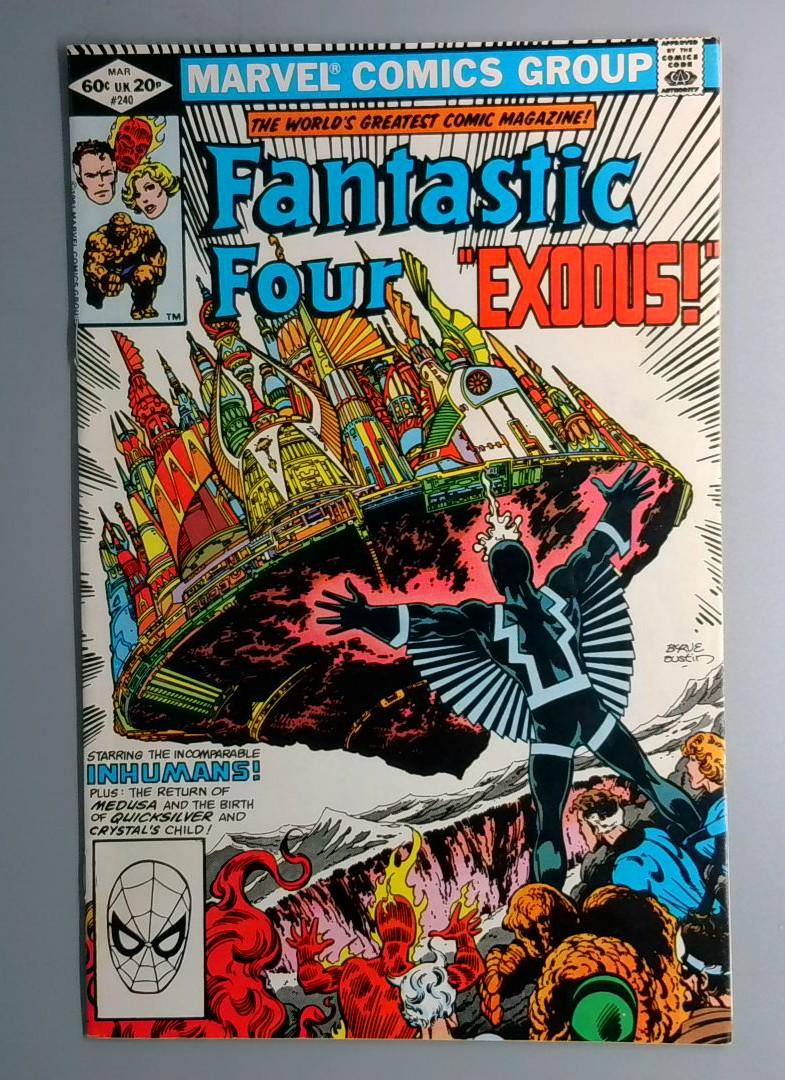 Fantastic Four #240 1st Appearance of Luna Maximoff Marvel 1982