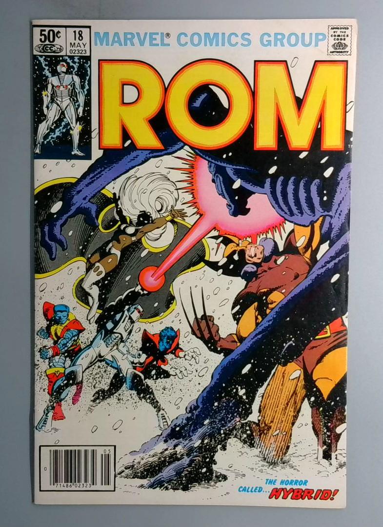Rom #18 X-Men Appearance Newsstand Edition Marvel 1981