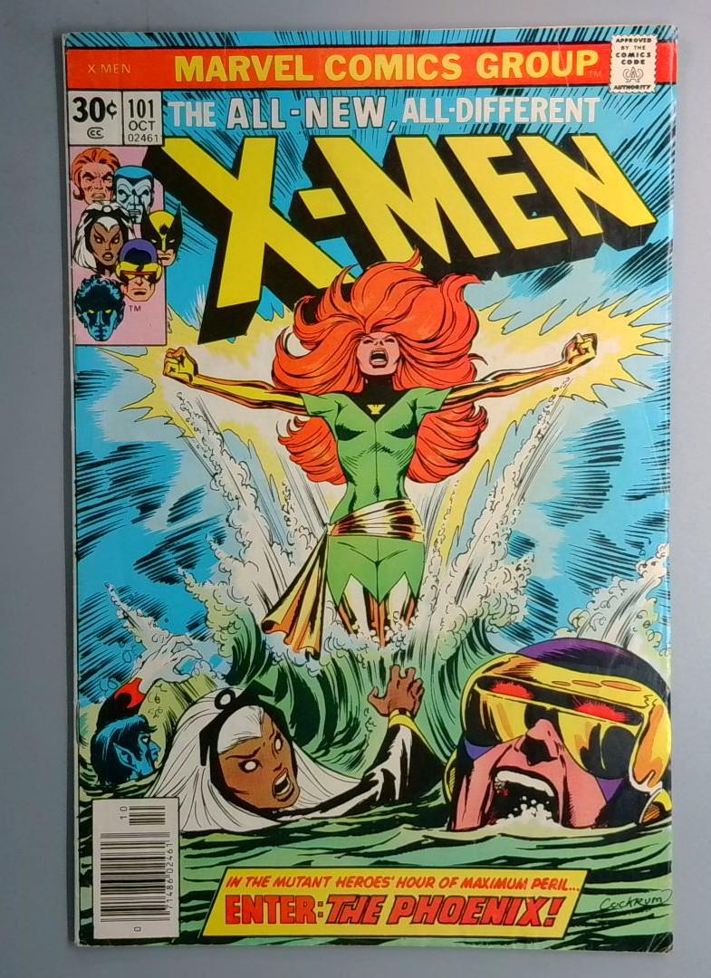 X-Men #101 VG- 1st Appearance of Jean Grey As the Phoenix Marvel 1976