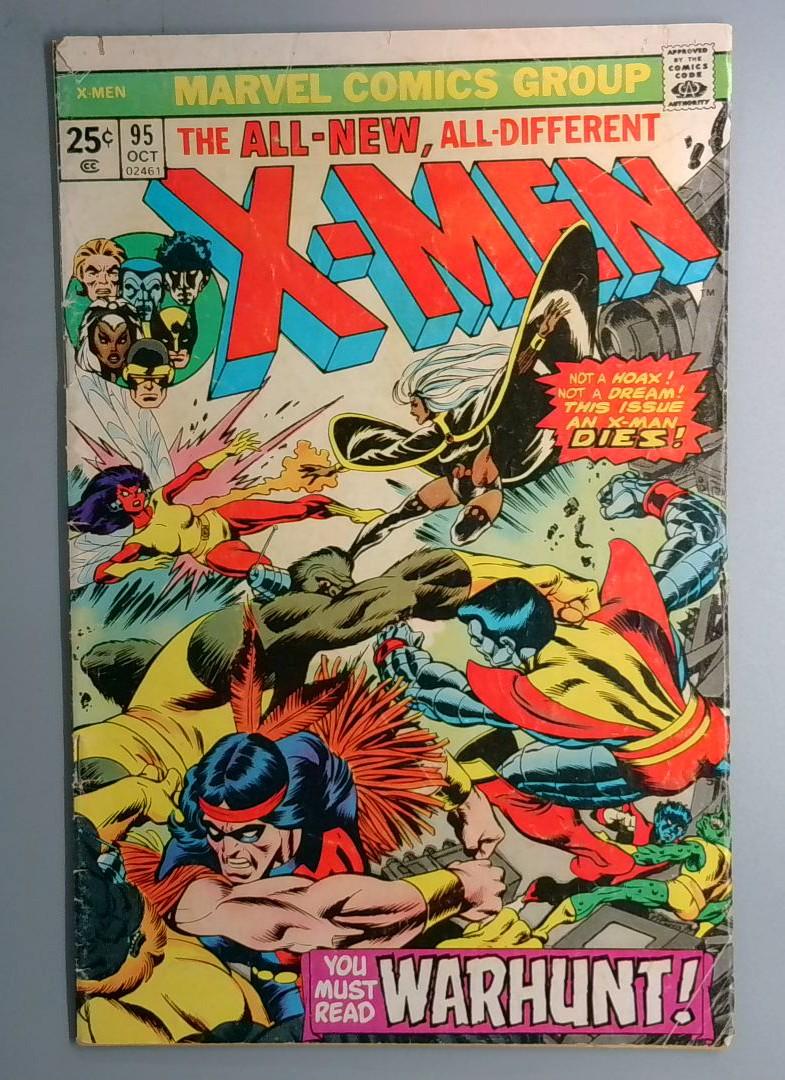 X-Men #95 GD Death of Thunderbird John Proudstar Marvel 1975