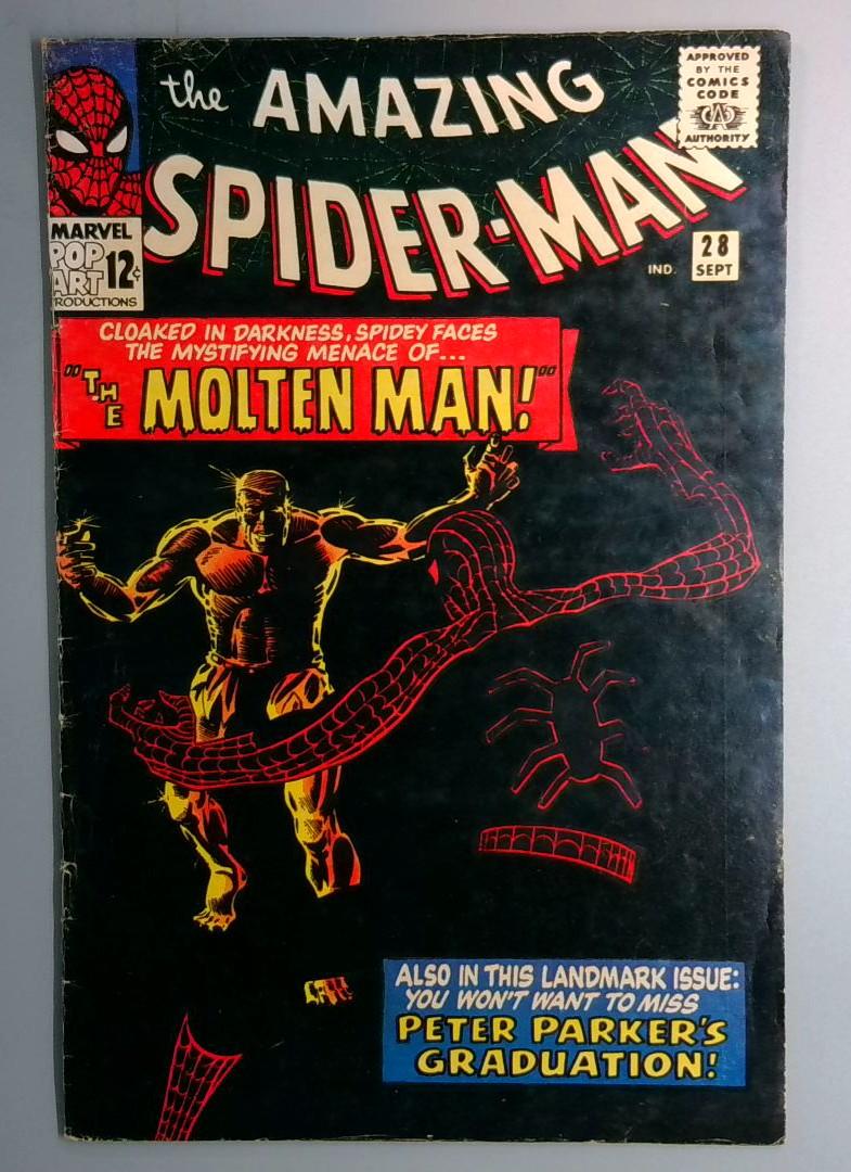 Amazing Spider-Man #28 VG 1st Molten Man Marvel Comics 1965