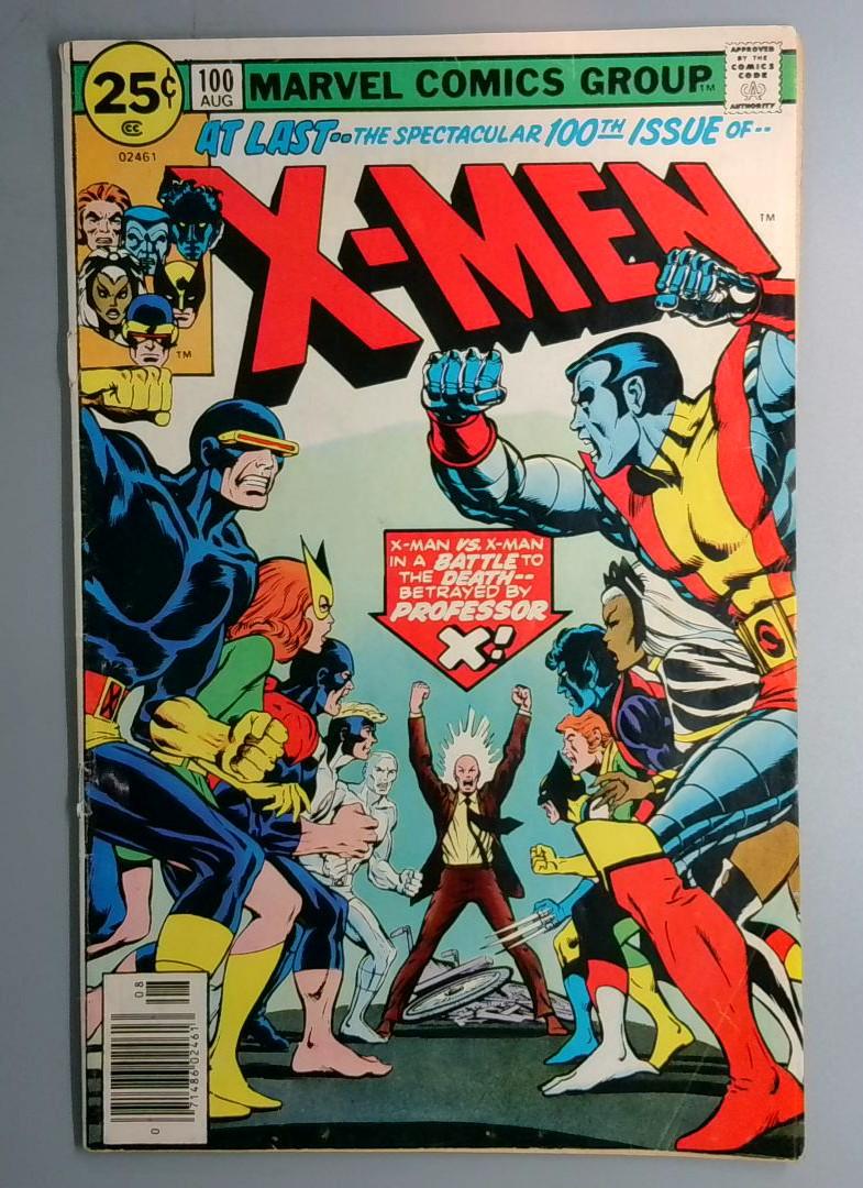 X-Men #100 VG- Top Staple Detached Marvel 1976