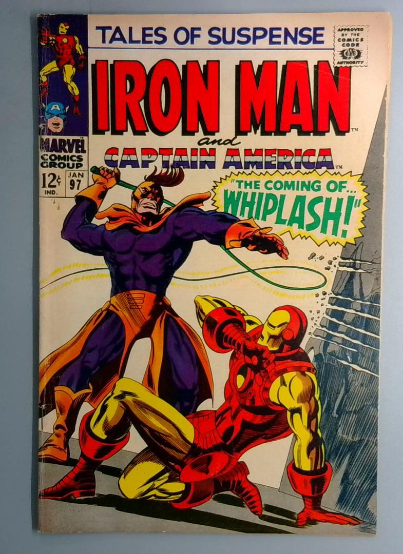 Tales of Suspense #97 FN- 1st Appearance of Whiplash Marvel 1967