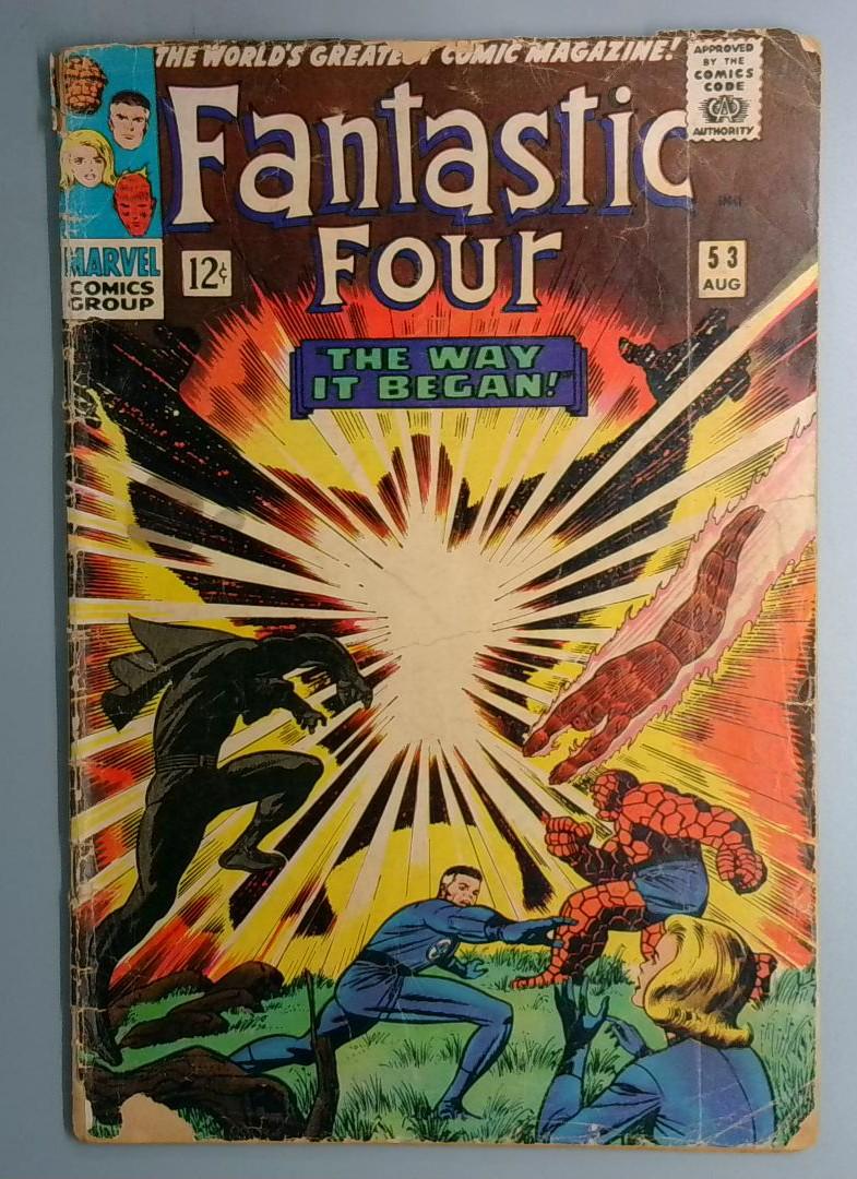 Fantastic Four #53 GD- 1st Appearance of Klaw Ulysses S. Klaw Marvel 1966
