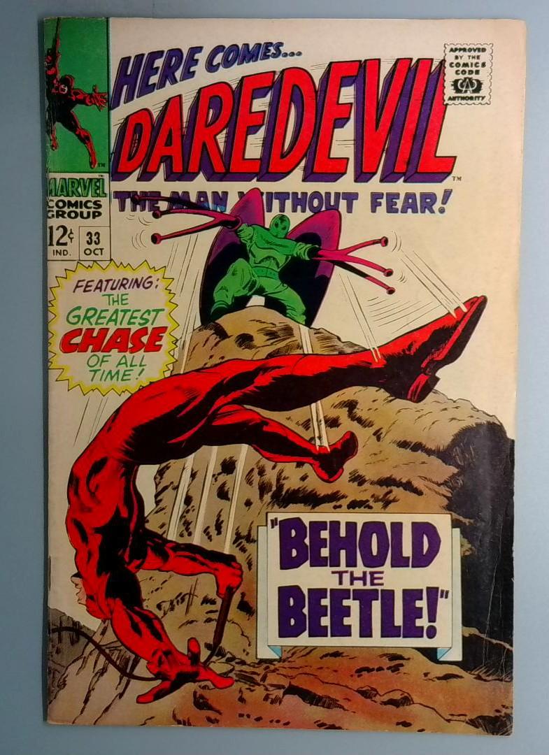 Daredevil #33 VG/FN Beetle Appearance Marvel 1967