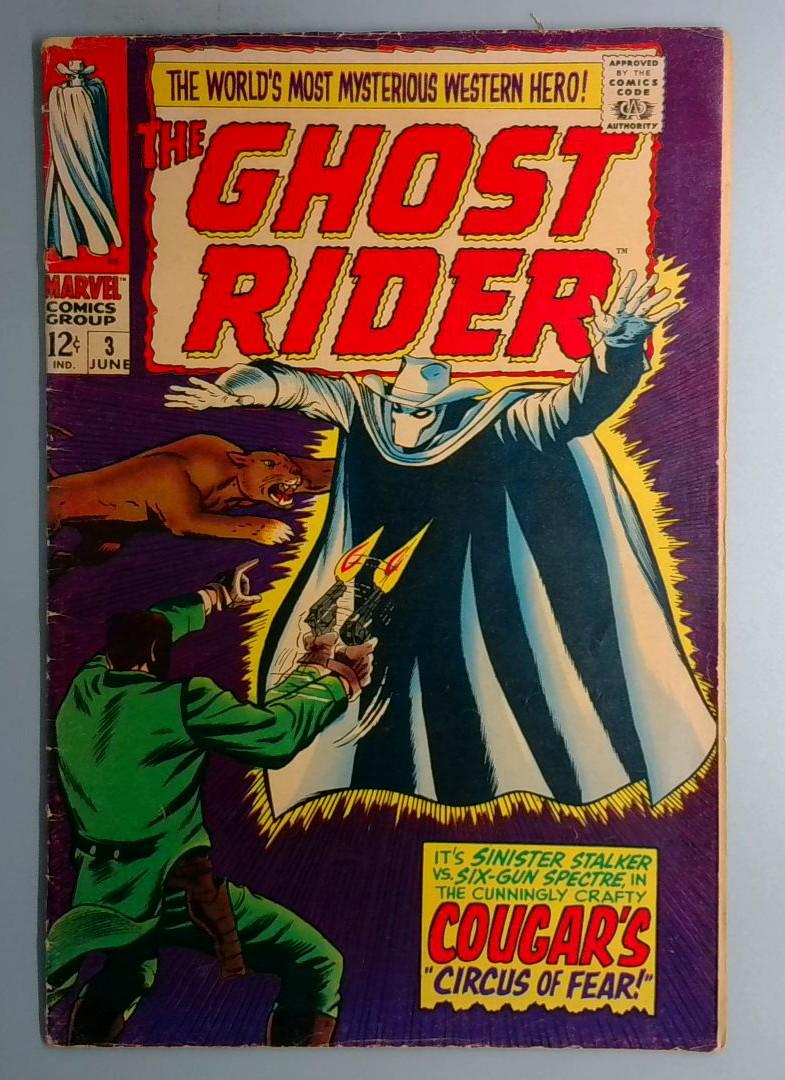 Ghost Rider #3 VG Marvel June 1967