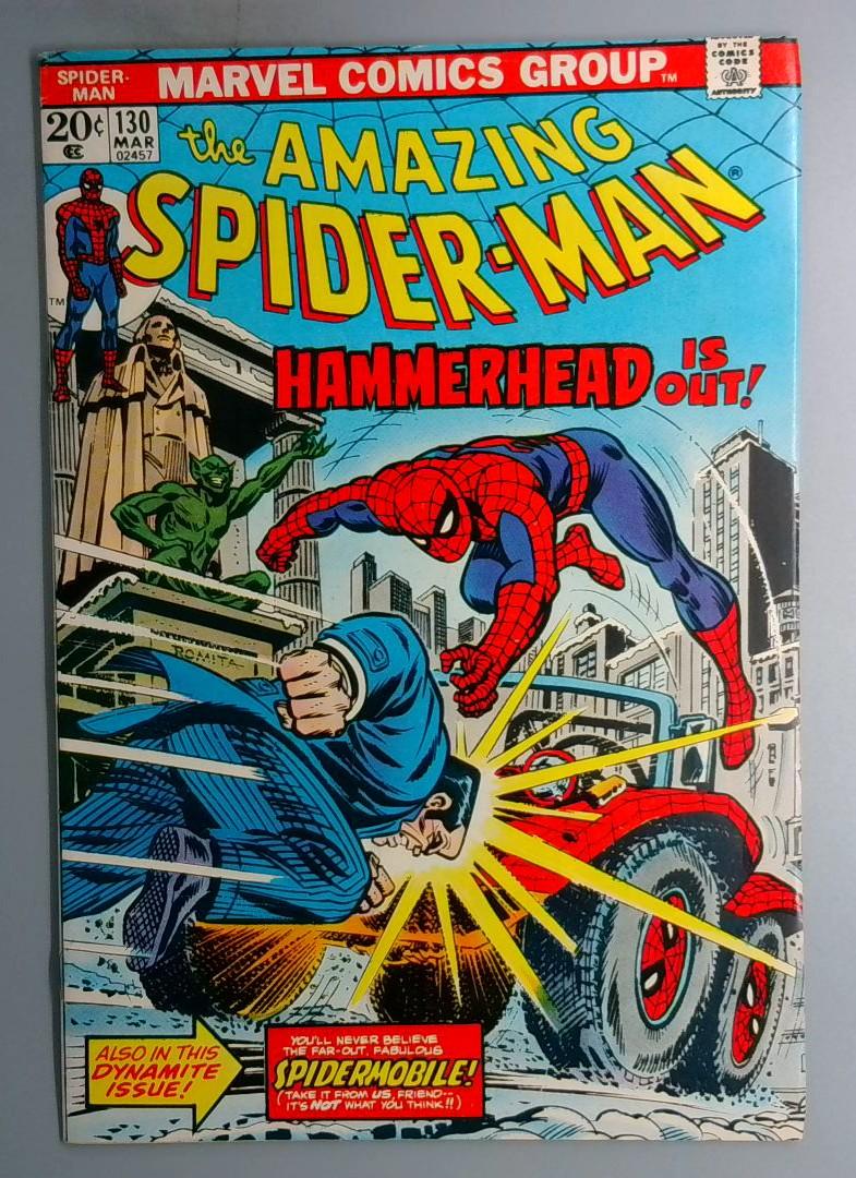 Amazing Spider-Man #130 FN+ 1st Appearance of the Spider-Mobile Marvel 1974