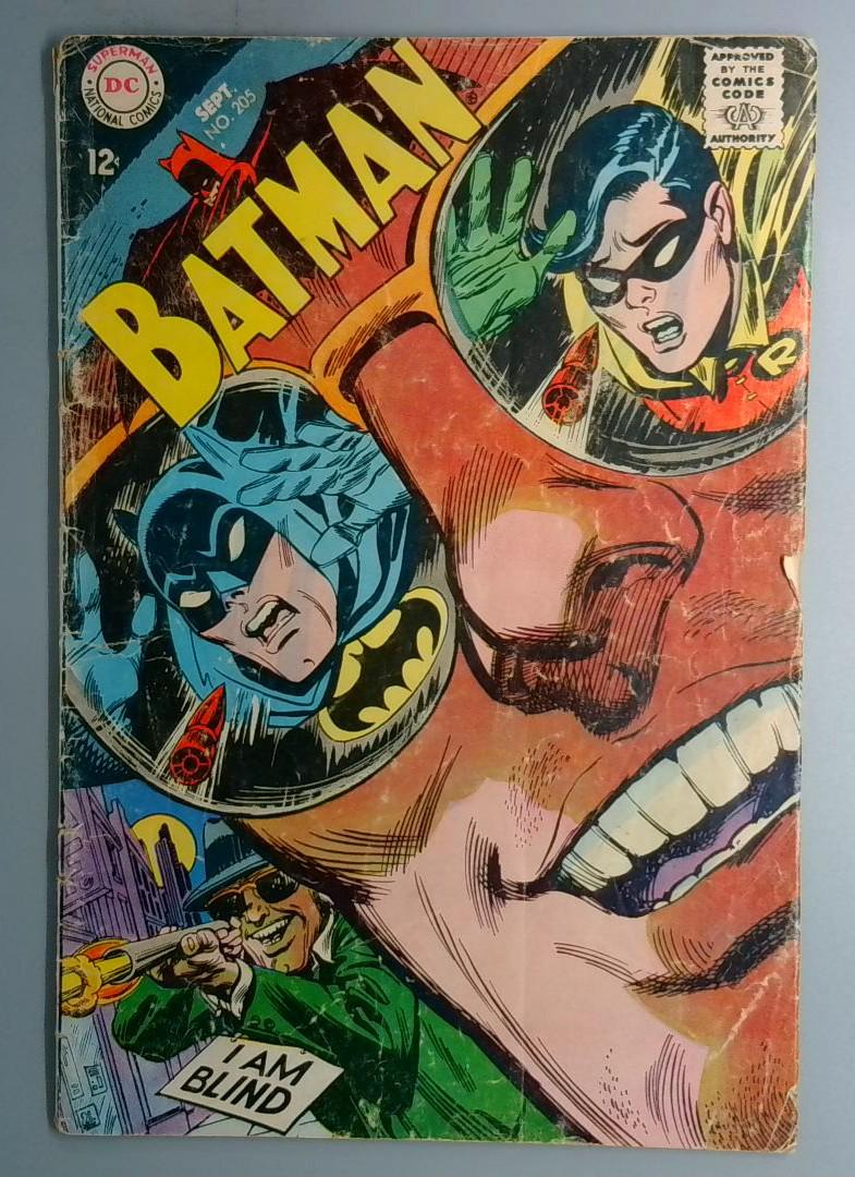Batman #205 Final Schemer Appearance DC 1968