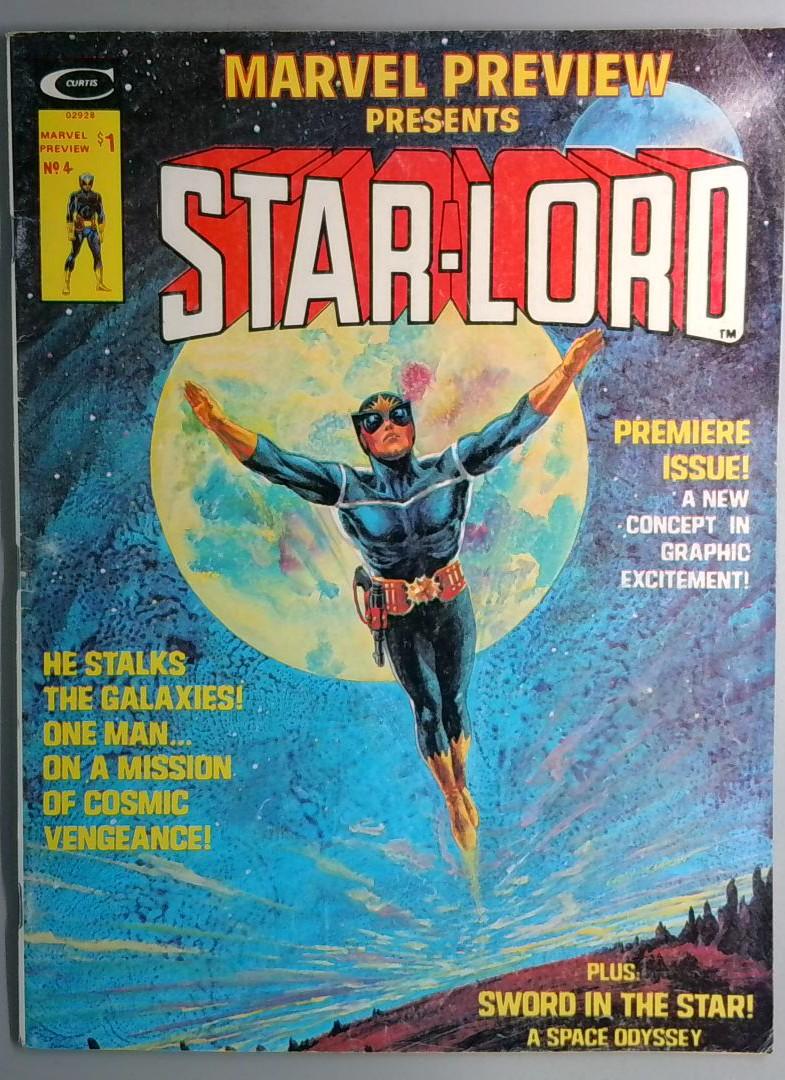 Marvel Preview #4  FN 1st Star-Lord 🔑, Marvel Comics January 1976