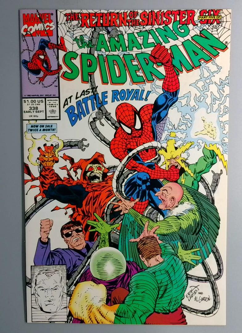 Amazing Spider-Man #338 VF Erik Larsen Marvel 1990